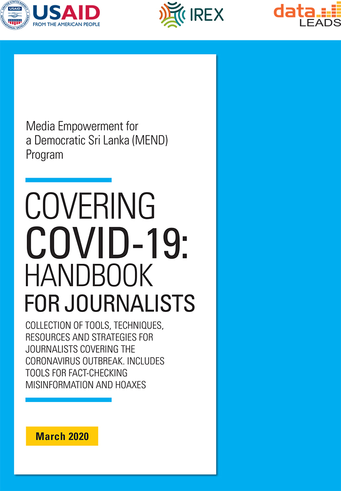 Covering COVID-19: Handbook For Journalists